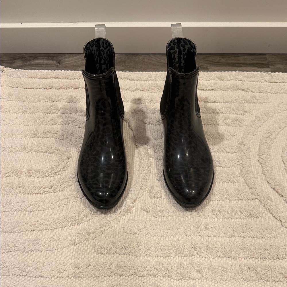INC - Rain boots, Stylish Black Ankle Boots